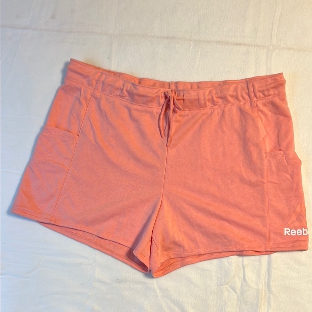 Coral Drawstring Athletic Shorts Reebok Sz XXL